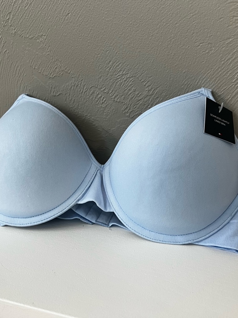 Tommy Hilfiger Light Blue Seamless T-Shirt Bra